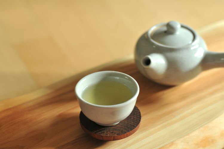 Ilustrasi teh hijau.