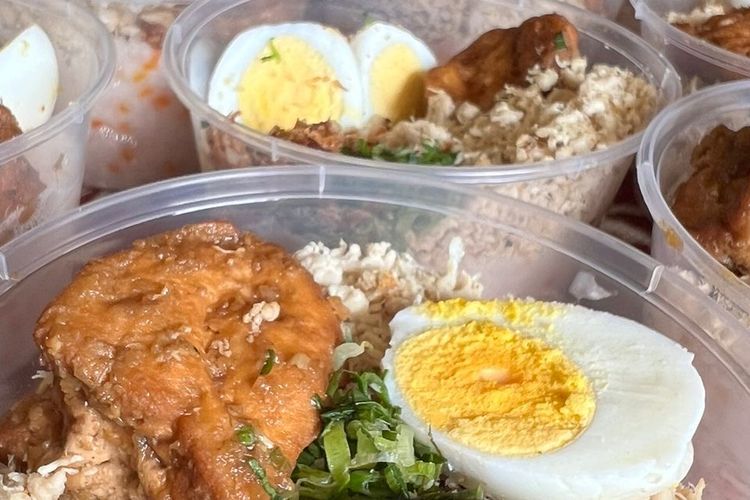 Foto salah satu tampilan menu MPASI AIMI Sumbar.