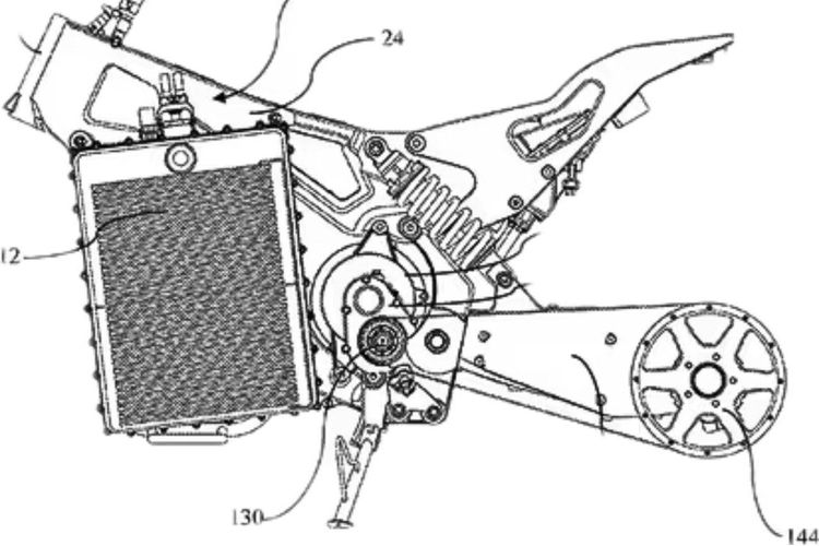 Gambar paten motor listrik TVS