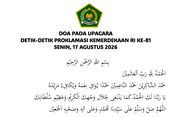 Link Download PDF Doa Upacara HUT ke-81 RI 17 Agustus 2026 Resmi Kemenag
