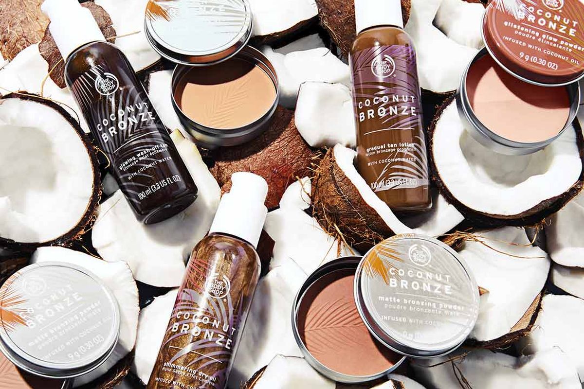 rangkaian produk Coconut Bronze dari The Body Shop