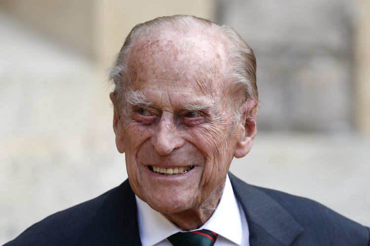 FILE - In this Wednesday July 22, 2020 file photo, Britain's Prince Philip arrives for a ceremony for the transfer of the Colonel-in-Chief of the Rifles from himself to Camilla, Duchess of Cornwall, at Windsor Castle, England. Buckingham Palace said Monday March 1, 2021, that Prince Philip has been transferred from King Edward VII?s Hospital to St Bartholomew?s Hospital in London to continue his treatment. (Adrian Dennis/Pool via AP, File)