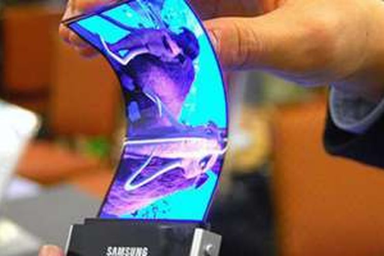 ilustrasi layar lipat Samsung