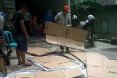Gudang KPU Bombana Bocor, Ratusan Bilik dan Kotak Suara Rusak 