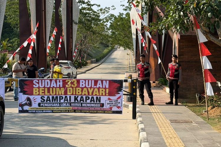 Warga Tutup Akses Proyek Bendungan Sepaku Semoi IKN, Menuntut Pembayaran Tunggakan Rp 16 Miliar
