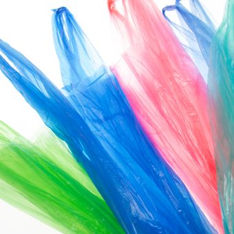 Ilustrasi kantong plastik