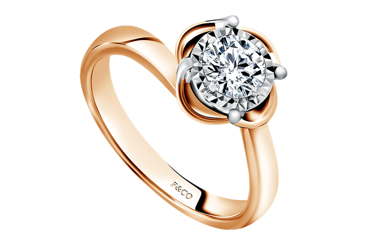 Cincin wanita dari lini Frank Fire Peony.