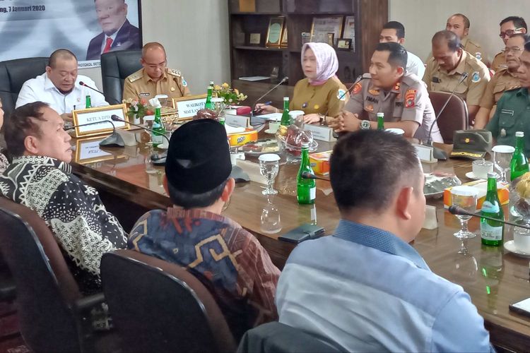 Audiensi tim DPD RI di Balaikota Pangkal Pinang, Selasa (7/1/2020).