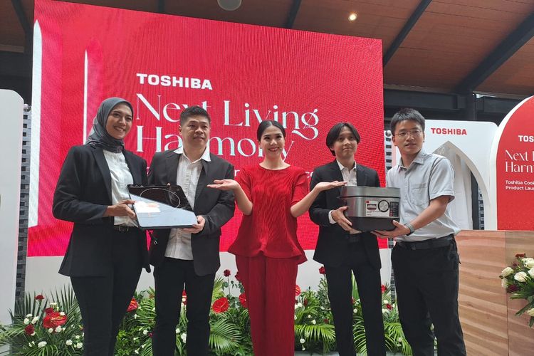 Toshiba meluncurkan lini produk terbarunya untuk peralatan memasak (small cooking appliances) di Bale Nusa, Pakubuwono, Jakarta Selatan, Kamis (7/3/2024).