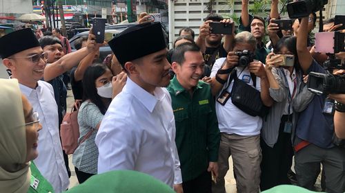 Kaesang Temui Cak Imin di Markas PKB