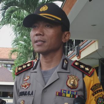 Kapolres Karangasem, AKBP I Wayan Gde Ardana saat ditemui di Mapolda Bali, Denpasar, Senin (11/12/2017).