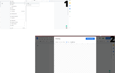 cara membuat text box di Google Docs 