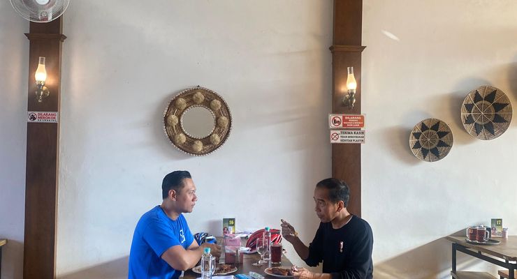 AHY Akui Dikusi soal Pemilu dengan Jokowi Saat Bertemu di Yogyakarta