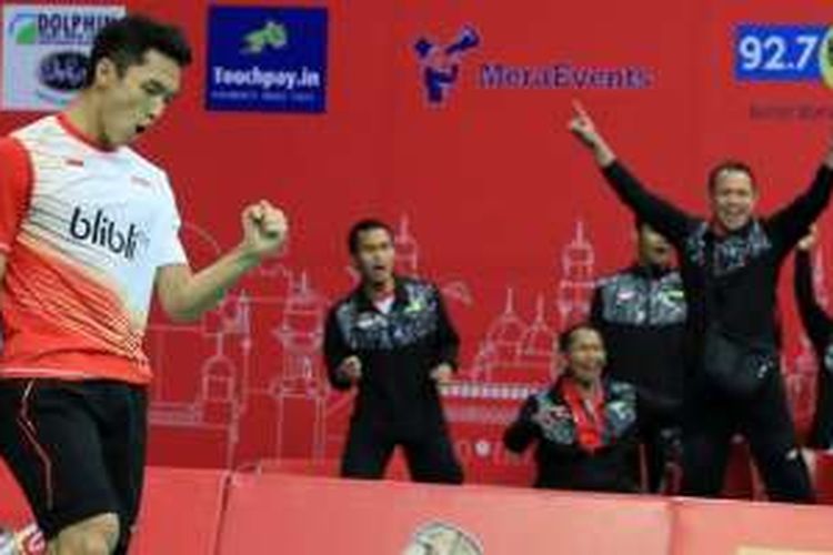 Jonatan Christie membawa Indonesia menjuarai Kualaifikasi Piala Thomas 2016