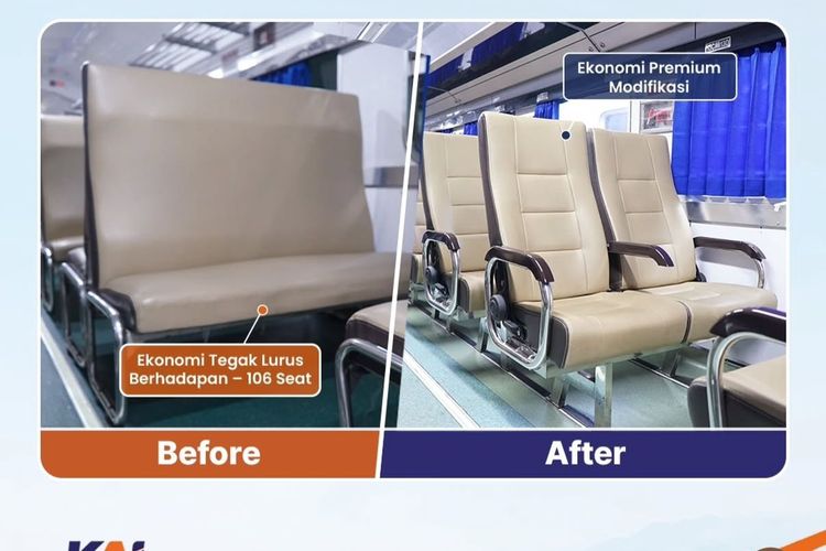Tanpa Kenaikan Tarif, KAI Hadirkan Ekonomi Premium di KA Rajabasa