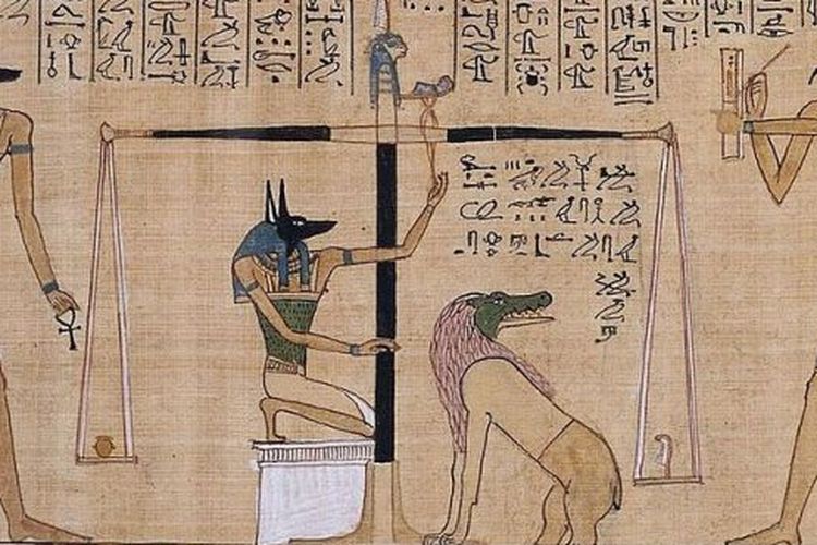 Anubis, dewa kematian Mesir kuno. [Via History Hit]