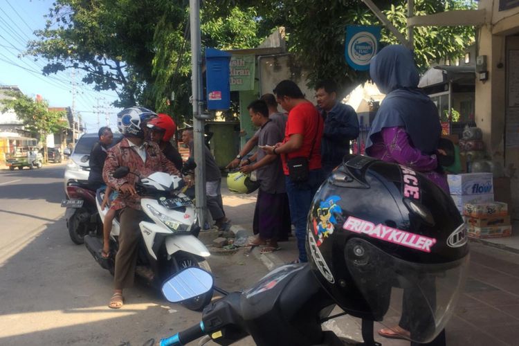 Perampokan uang nasabah bank di Jl Dirgahayu, Pamekasan.