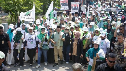 Pukul Kentungan di Candi Pari, Cak Imin: Agar Tak Ada Maling Suara!