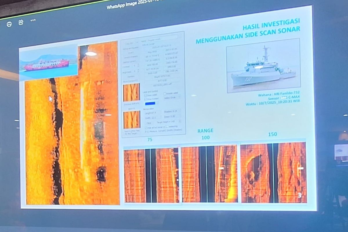 Terdeteksi Terbalik di Dasar Laut, Bangkai KMP Tunu Pratama Jaya Siap ...