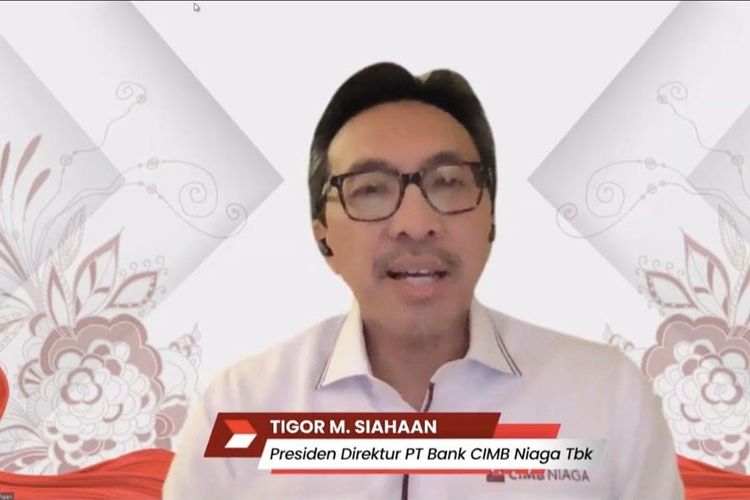 Presiden Direktur CIMB Niaga Tigor M Siahaan menekankan pentingnya dukungan terhadap UKM dan industri kreatif di era pemulihan ekonomi nasional.