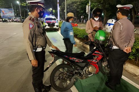 Operasi Patuh Jaya di Tangsel, 56 Pemotor Ditilang karena Pakai Knalpot Bising