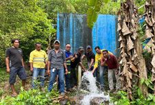Penuhi Layanan Dasar Warga, PT NHM Revitalisasi Sarana Air Bersih di Desa Tabobo