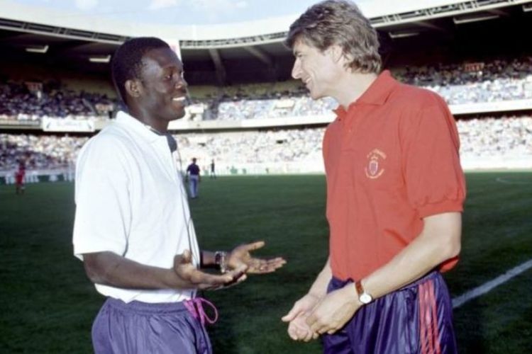 George SWeah dan Arsen Wenger