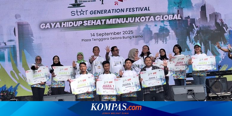 Jalani Gaya Hidup Sehat, 300 Pelajar Dapat Penghargaan Pemprov Jakarta