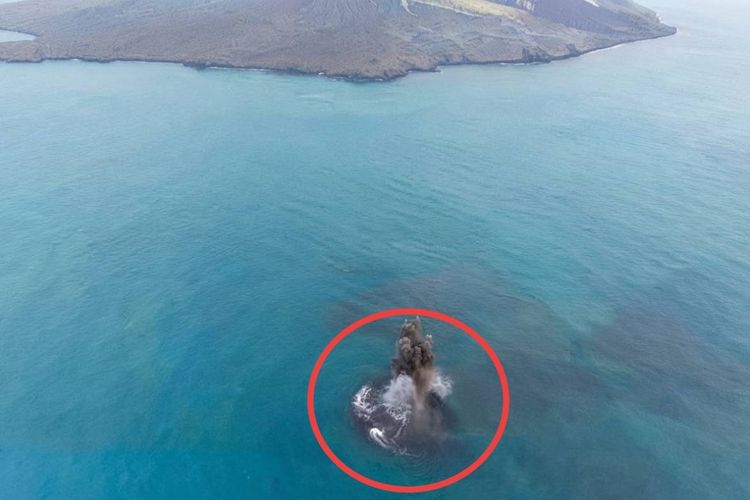 Daratan Baru Seluas 30,3 Hektar Muncul di Dekat Anak Krakatau, Ini Penjelasan Petugas Pos
