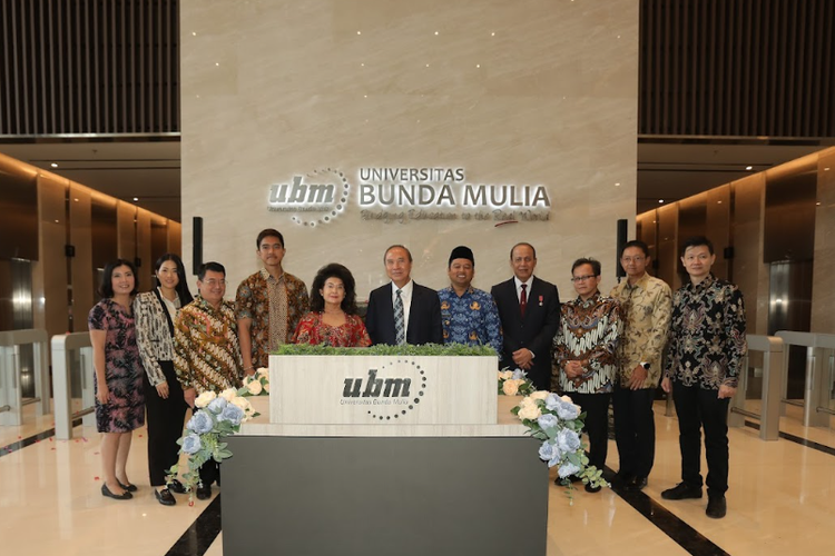 Universitas Bunda Mulia (UBM) meresmikan UBM Tower di Alam Sutera, Tangerang, Senin (18/9/2023).