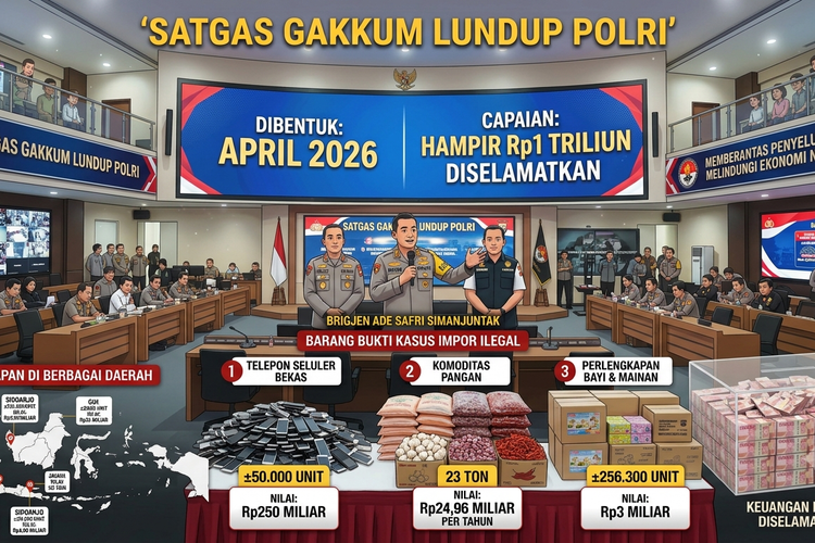Sejak April 2026, Polri Selamatkan Rp 1 Triliun dari Berbagai Kasus Impor Ilegal