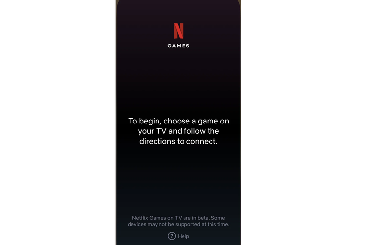 Tampilan Netflix Game Controller