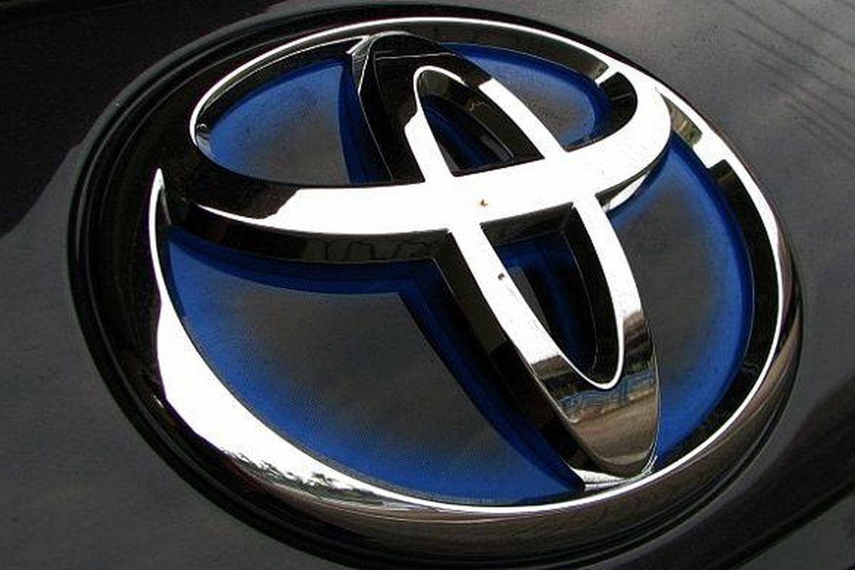 Ilustrasi logo Toyota.