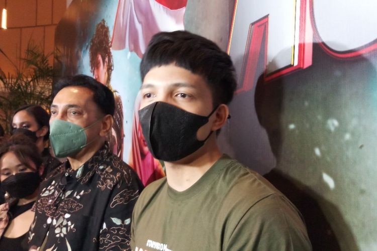 Atta Halilintar dalam jumpa pers film Ashiap Man di XXI Epicentrum kawasan Jakarta Selatan, Kamis (3/2/2022).