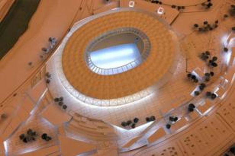 Inilah rancangan stadion anyar AS Roma yang didesain oleh US architect Dan Meis.
