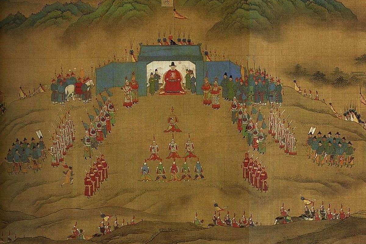 Pasukan Dinasti Ming yang dikirim ke Perang Imjin.