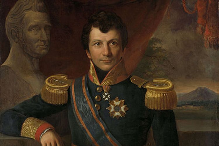 Potret Gubernur Jendral Hindia Belanda Johannes Graaf van den Bosch (1780-1844) dilukis oleh Raden Saleh pada 1811 ?1880.