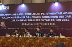 KPU Jakarta: Dokumen Tiga Bakal Paslon Belum Lengkap, Laporan Kekayaan Belum Diserahkan