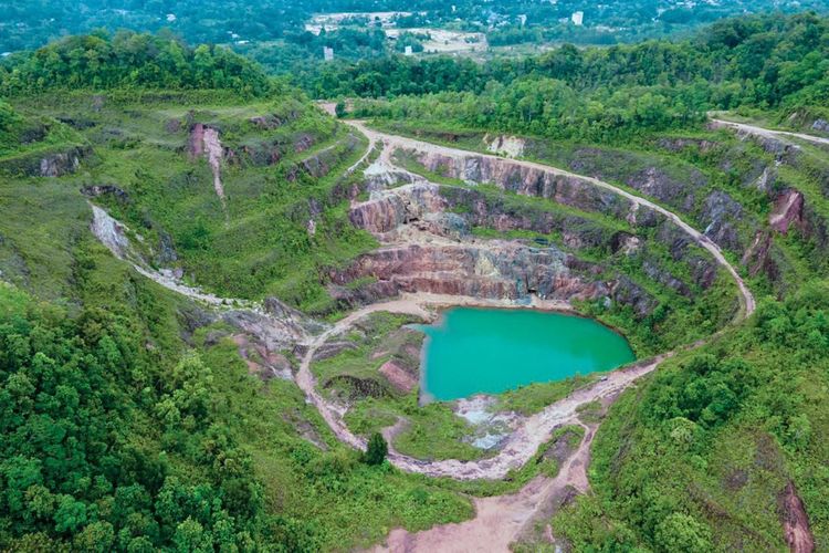 Geosite Open Pit Nam Salu