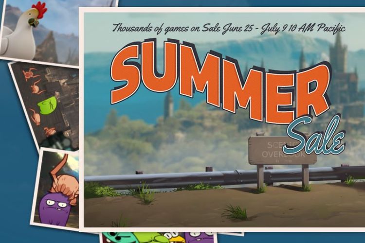 Ilustrasi Steam Summer Sale 2020.