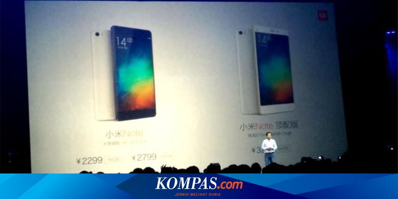 Spesifikasi Xiaomi Mi Note Dan Mi Note Pro