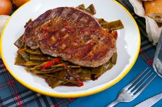 Resep Sirloin Steak Saus Jamur, Olahan Daging Sapi untuk 5 Porsi