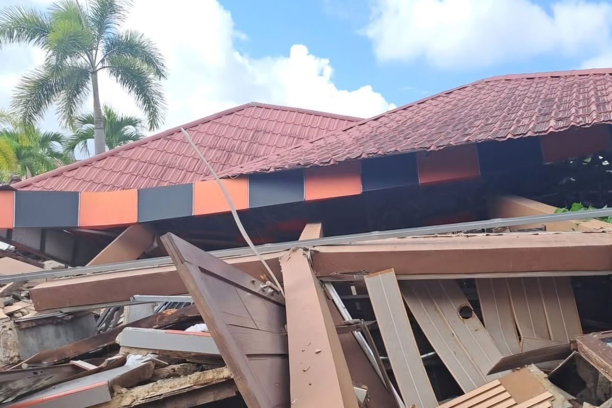 Rumah 2 Lantai di Banjarmasin Ambruk, Diduga Kesalahan Konstruksi