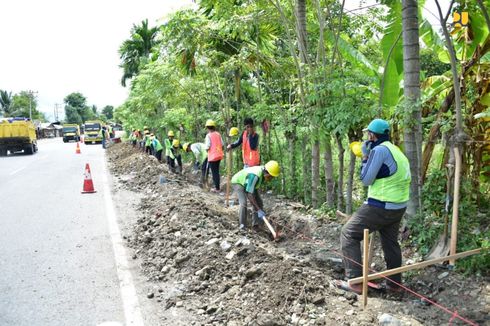 Padat Karya Tunai Infrastruktur Rp 1,2 Trilliun Diperluas di 34 Provinsi