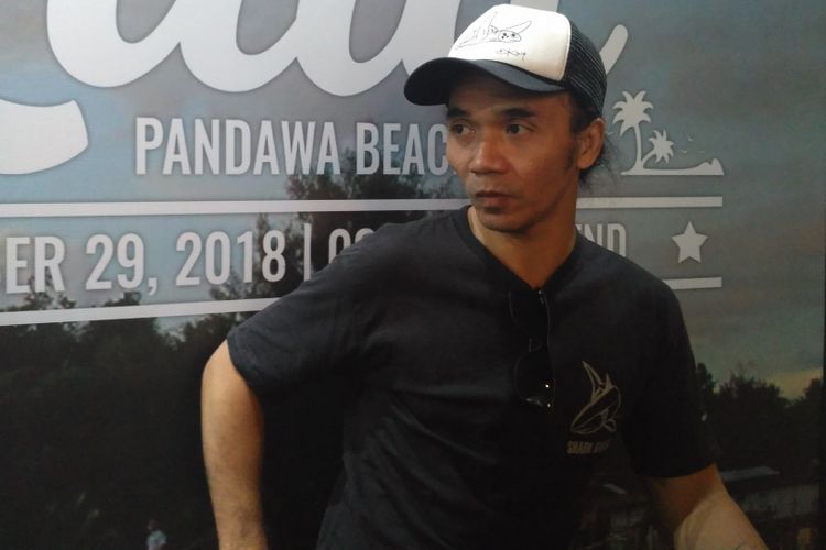 Kaka Slank saat ditemui dalam jumpa pers Our Ocean Conference 2018 di kawasan Kuningan, Jakarta Selatan, Kamis (25/10/2018).