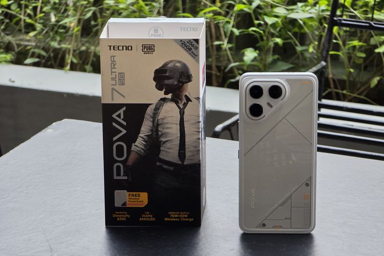 Tecno Pova 7 Ultra bawa fitur unggulan seperti chipset Dimensity 8350, layar AMOLED 144 Hz, hingga baterai 6.000 mAh dengan pengisian cepat 70 watt via kabel dan 30 watt nirkabel (wireless charging).