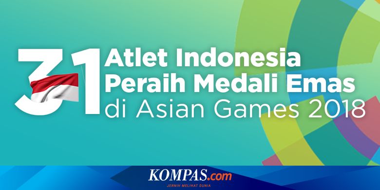 INFOGRAFIK: 31 Peraih Medali Emas Indonesia di Asian ...