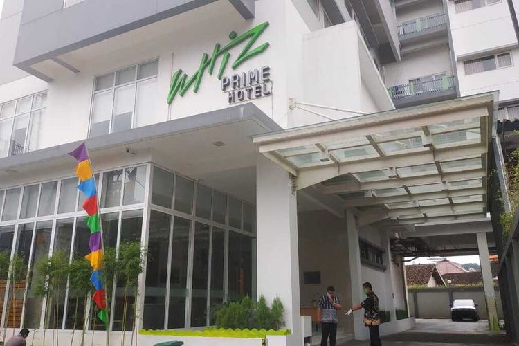 Suasana Hotel Whiz Prime di Kota Malang, Selasa (14/4/2020)