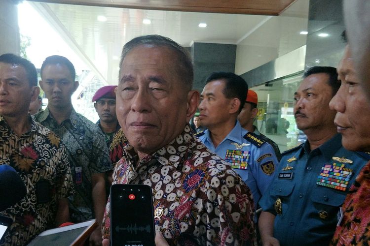  Ryamizard Ryacudu saat menjabat Menteri Pertahanan di Jakarta, Jumat (11/10/2019).