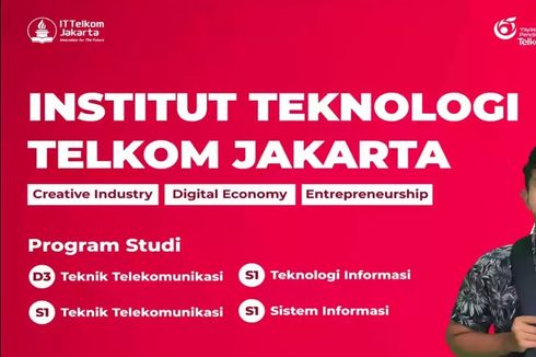 Kampus BUMN IT Telkom Jakarta Buka Beasiswa D3-S1, Bebas Biaya Kuliah